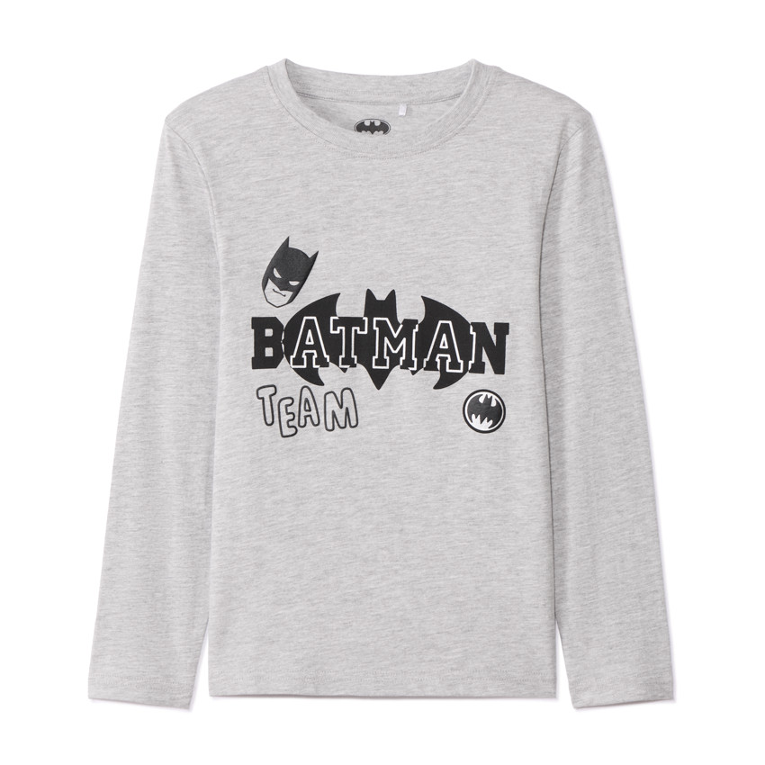 T-shirt manches longues Batman Warner pour garçon 
