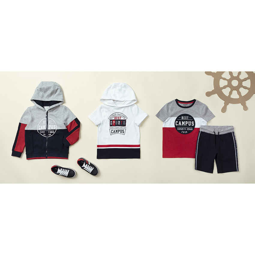 Sudadera de felpa con capucha print texto  Additional Sudadera de felpa con capucha print texto