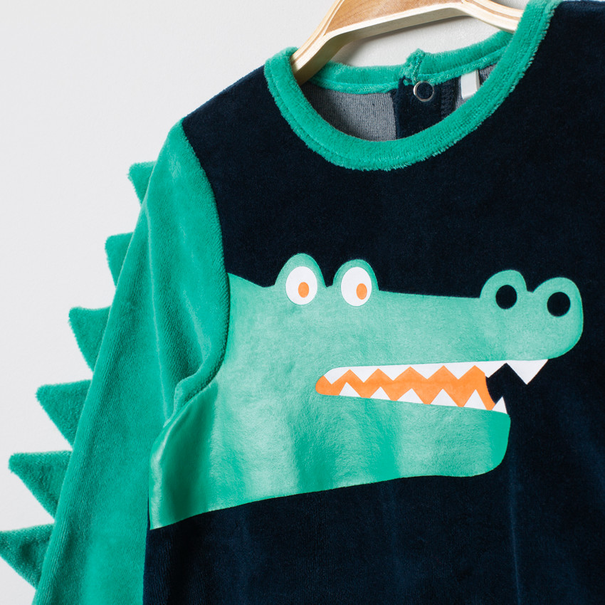 Pelele motivo cocodrilo 