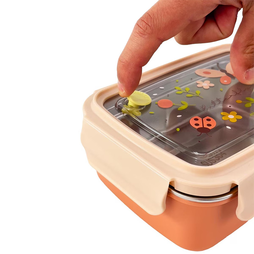 Fiambrera infantil Steel Lunchbox Butterfly 