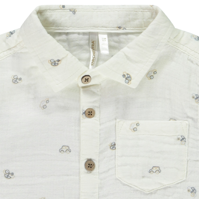 Camisa de manga larga con estampado de coches para bebé niño  Additional Camisa de manga larga con estampado de coches para bebé niño