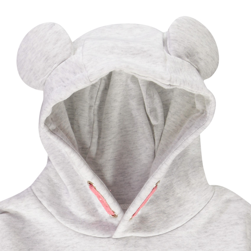 Sweat en molleton avec capuche fantaisie et print Mickey Disney pour fille Main Sweat en molleton avec capuche fantaisie et print Mickey Disney pour fille