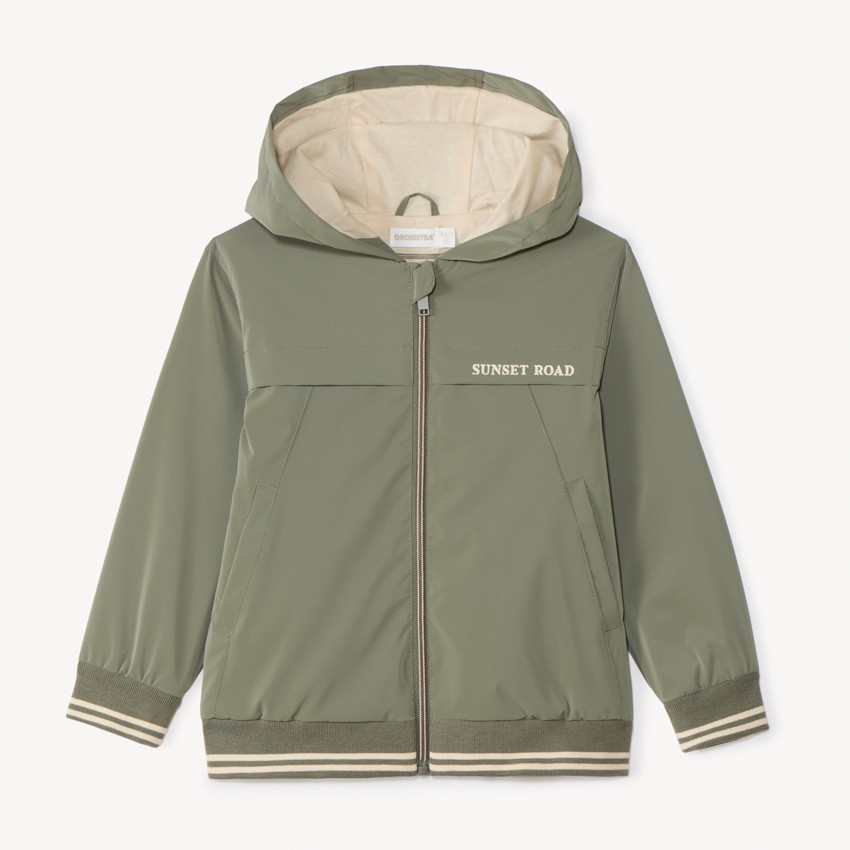 Chubasquero liso de ripstop para niño 