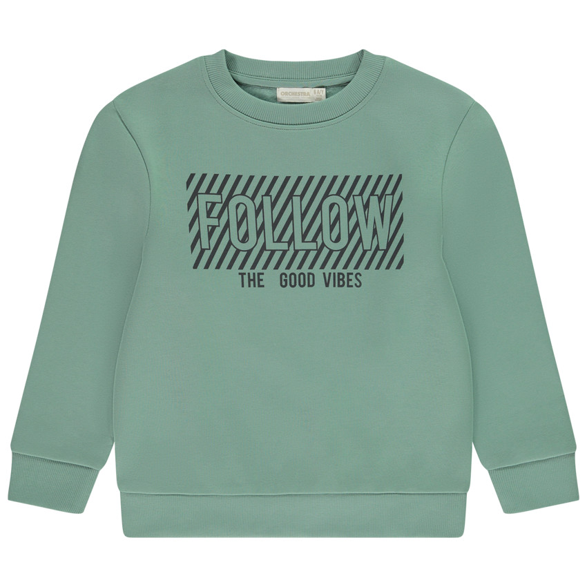 Sudadera de felpa con estampado fantasía para niño 