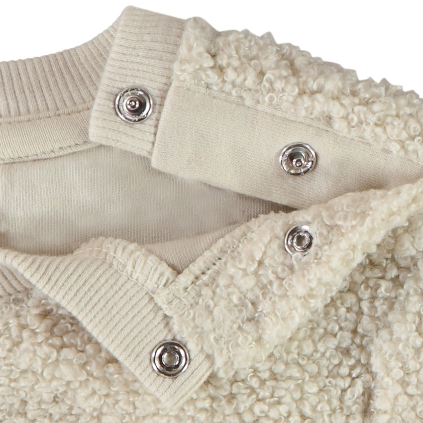 Sweat en sherpa ludique phoque pour bébé garçon 