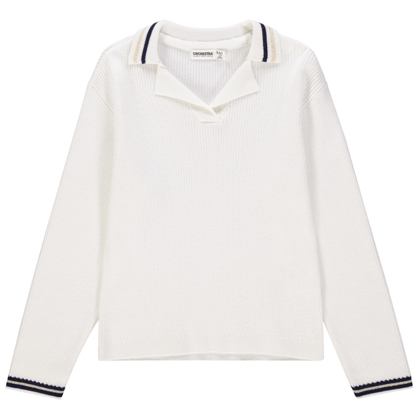 Jersey de punto acanalado de manga larga  Additional Jersey de punto acanalado de manga larga