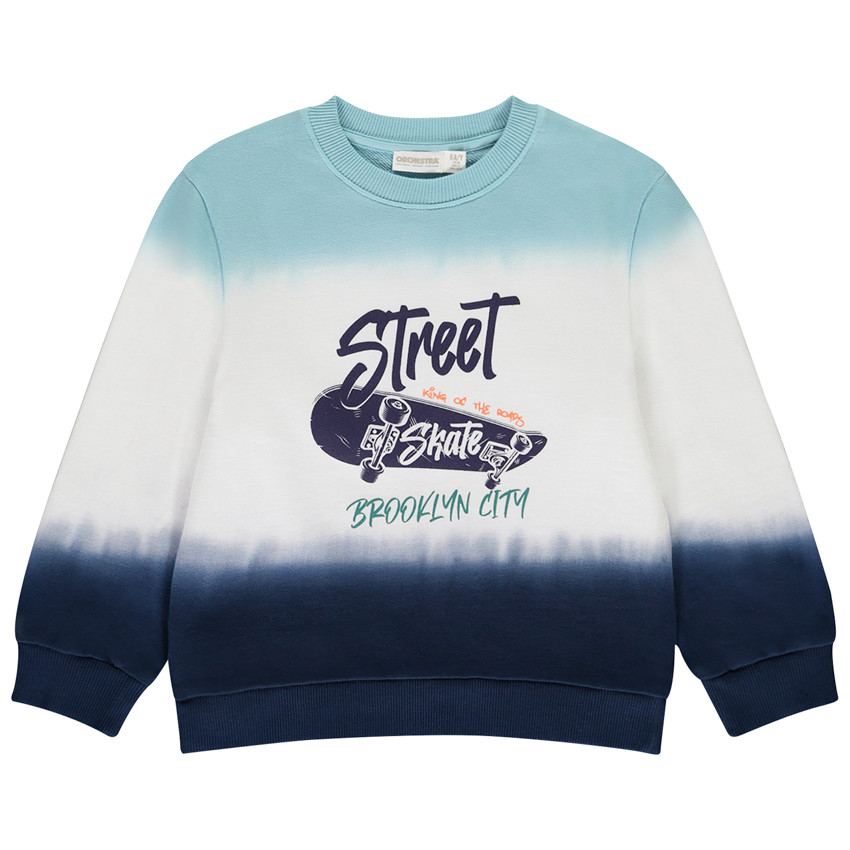 Sudadera de felpa efecto "tie & dye" niño 