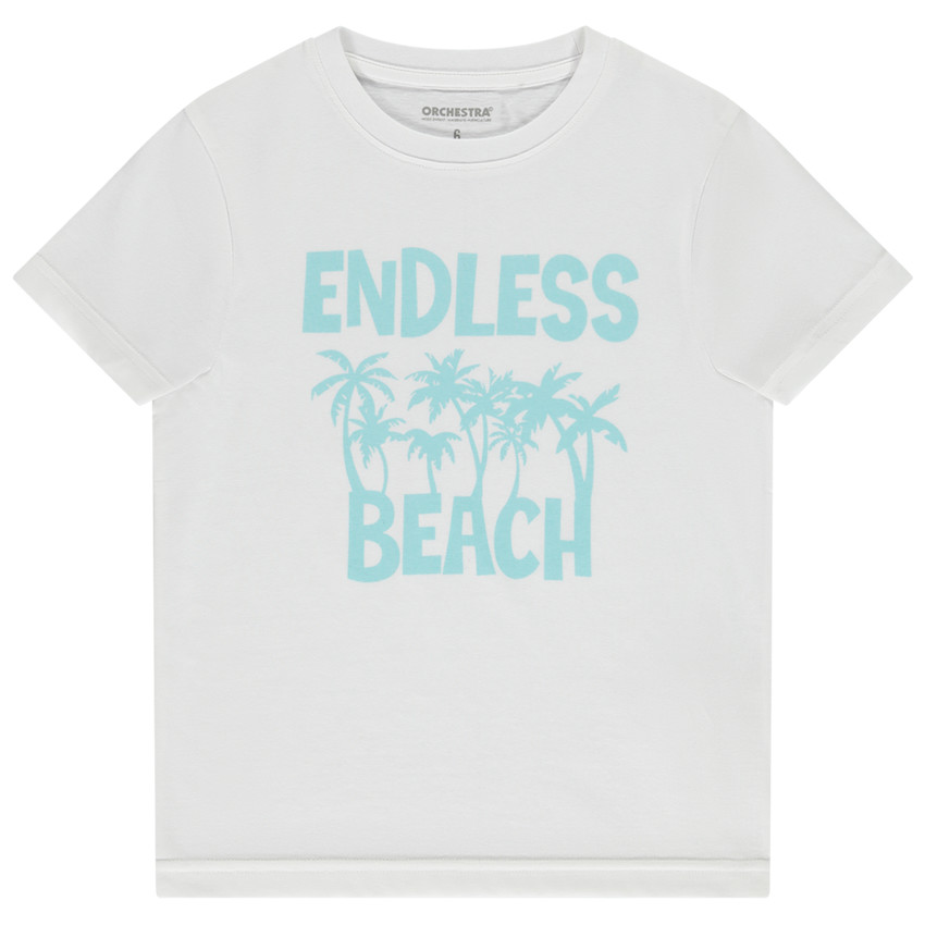 Camiseta de manga corta con estampado fantasía para niño 