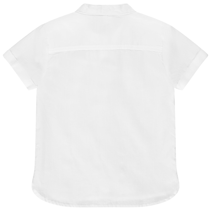 Camisa de manga corta con cuello mao  Additional Camisa de manga corta con cuello mao