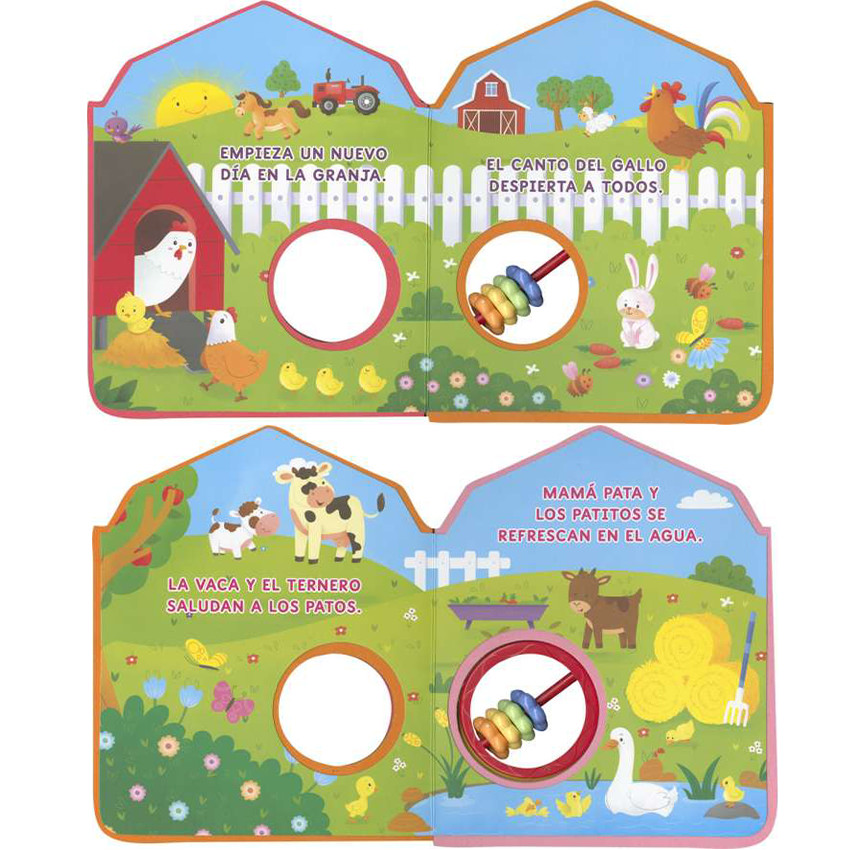 Libro con sonajero La granja +1 año 