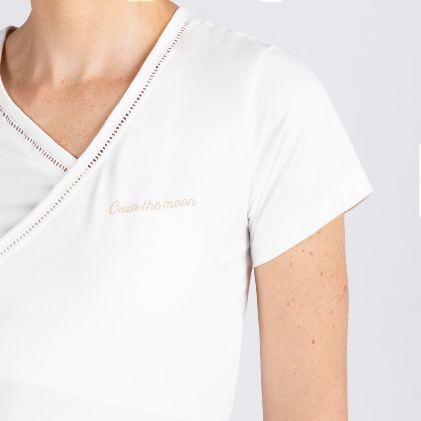 Camiseta de lactancia con día de escala para pijama de embarazo  Additional Camiseta de lactancia con día de escala para pijama de embarazo