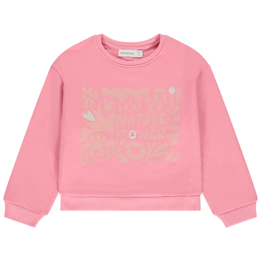 Pink Sudaderas Para NiÃ±as Cortas Sudadera Corta Oversize Con