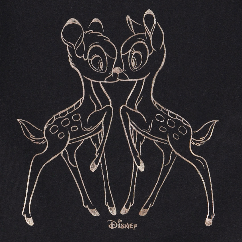 Sudadera en lana con estampado Bambi Disney para niña 