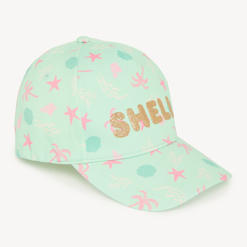 Gorra de playa con diseño para niña 