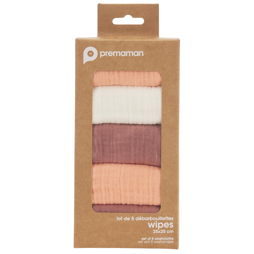 Lote de 5 servilletas 25 x 25 cm 