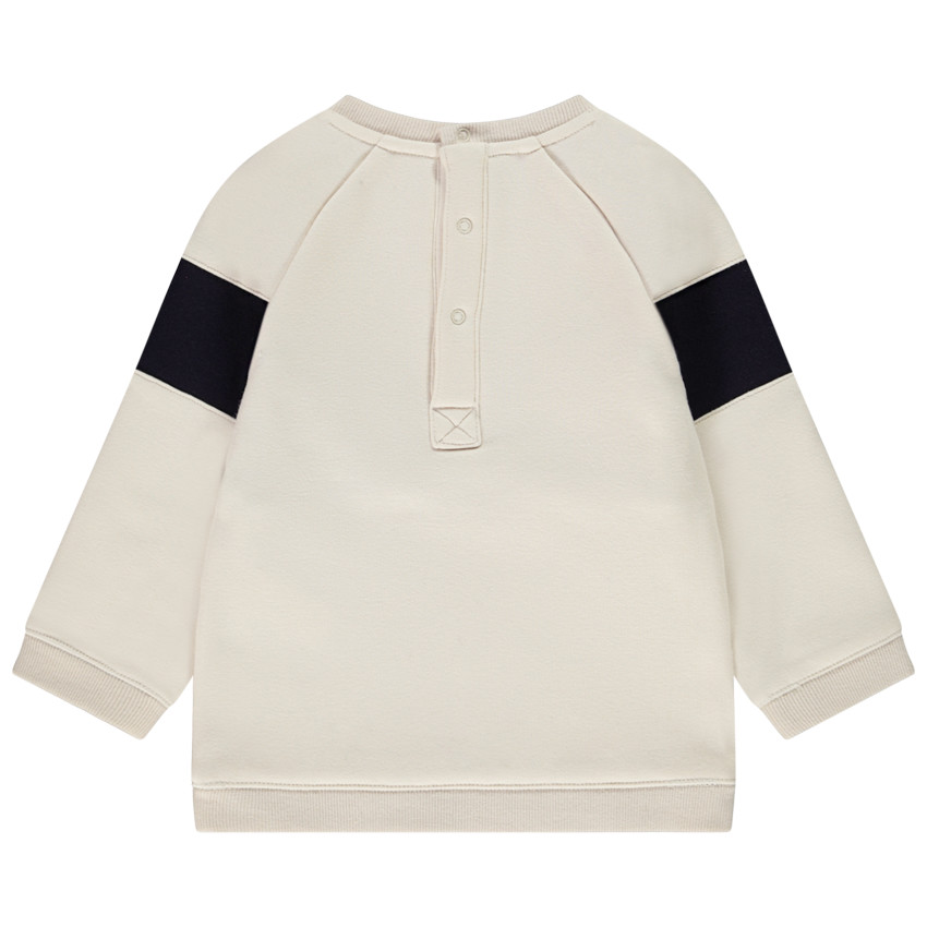 Sudadera en lana multicapas con print divertido para bebé niño 