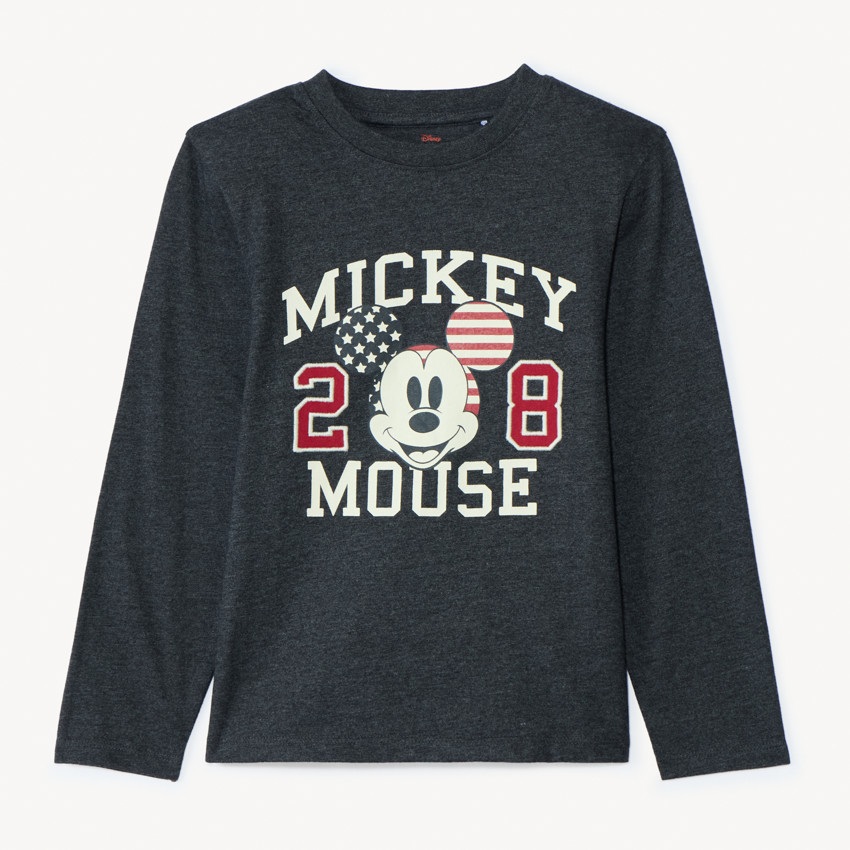 Camiseta de manga larga Mickey Disney para niño 