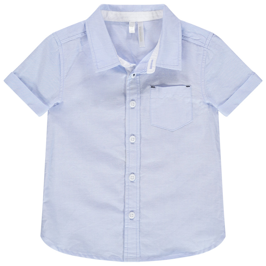 Camiseta de manga corta con bolsillo tipo plastrón 