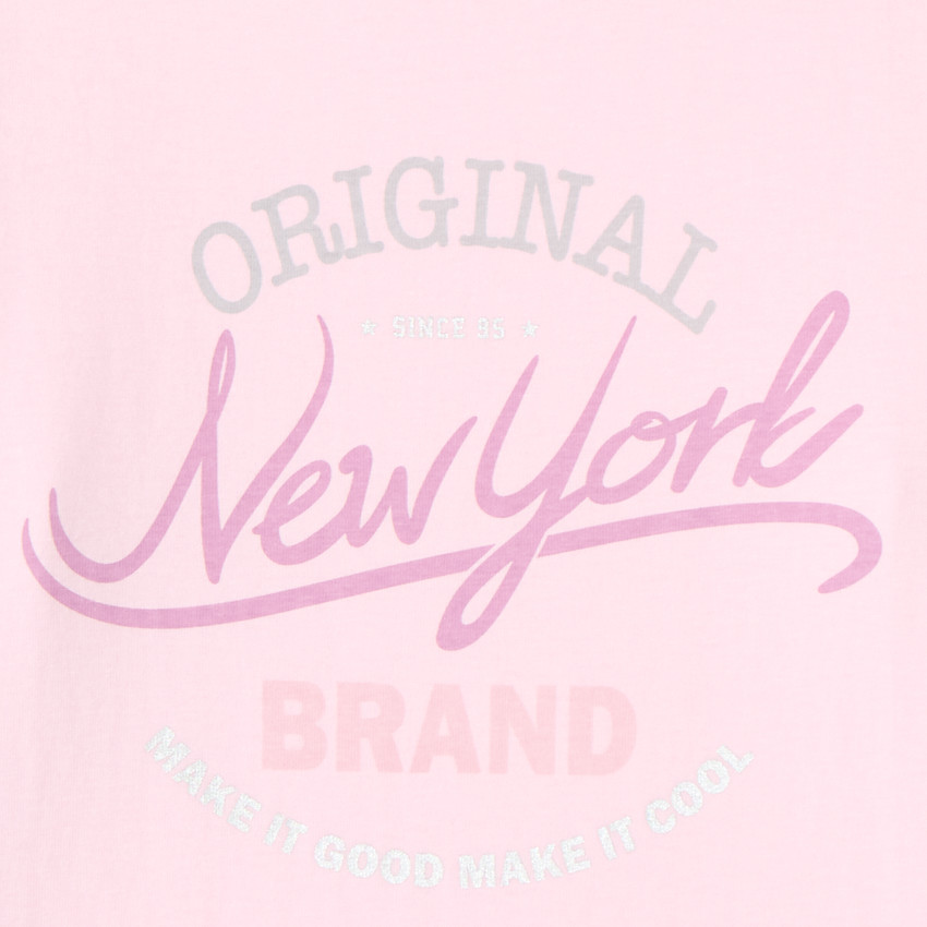 Camiseta de manga larga para niña con estampado 