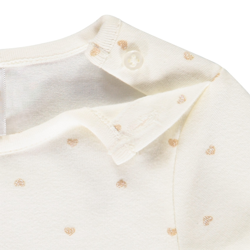 Conjunto de body fantasía + pelele salopette unicolor para niña bebé 