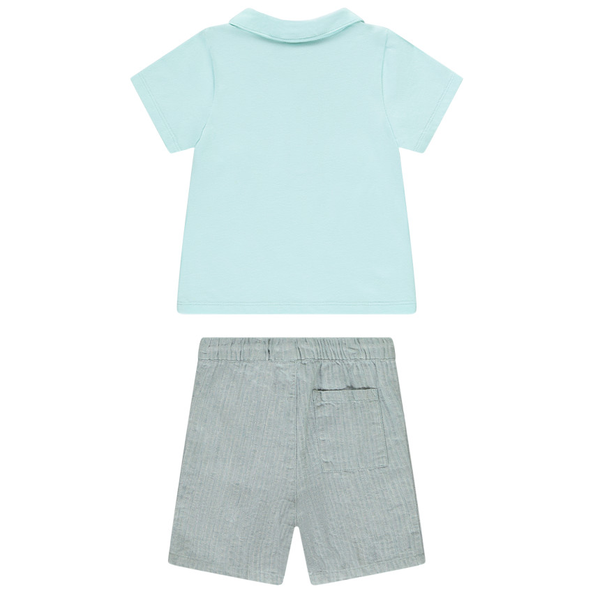 Conjunto de 2 piezas con bermuda fantasía para bebé niño  Additional Conjunto de 2 piezas con bermuda fantasía para bebé niño