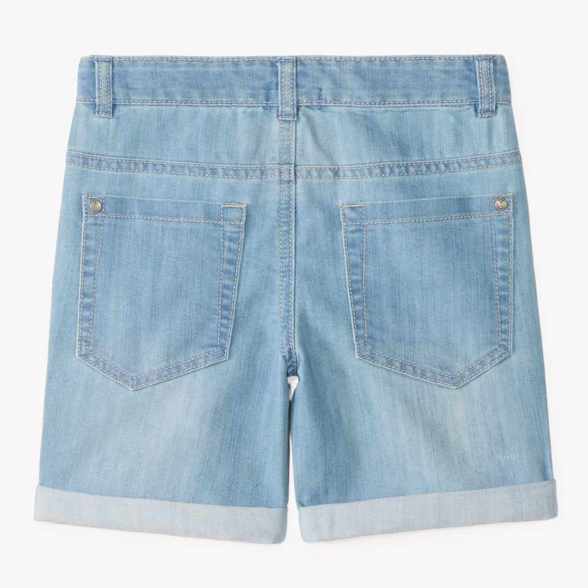 Bermudas de denim liso para niño 