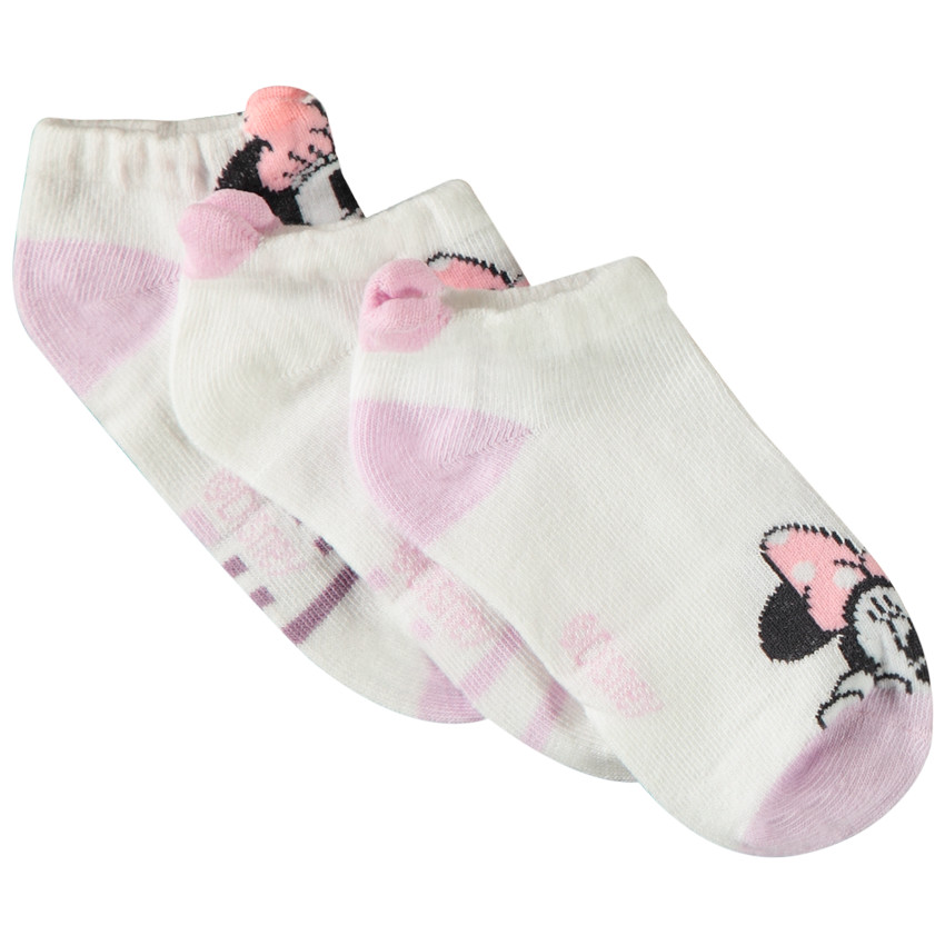 Pack 3 pares calcetines Minnie Disney - "Minnie Love" 