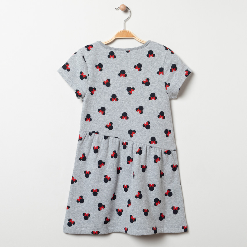 Robe manches courtes pour fille motifs Minnie Disney 