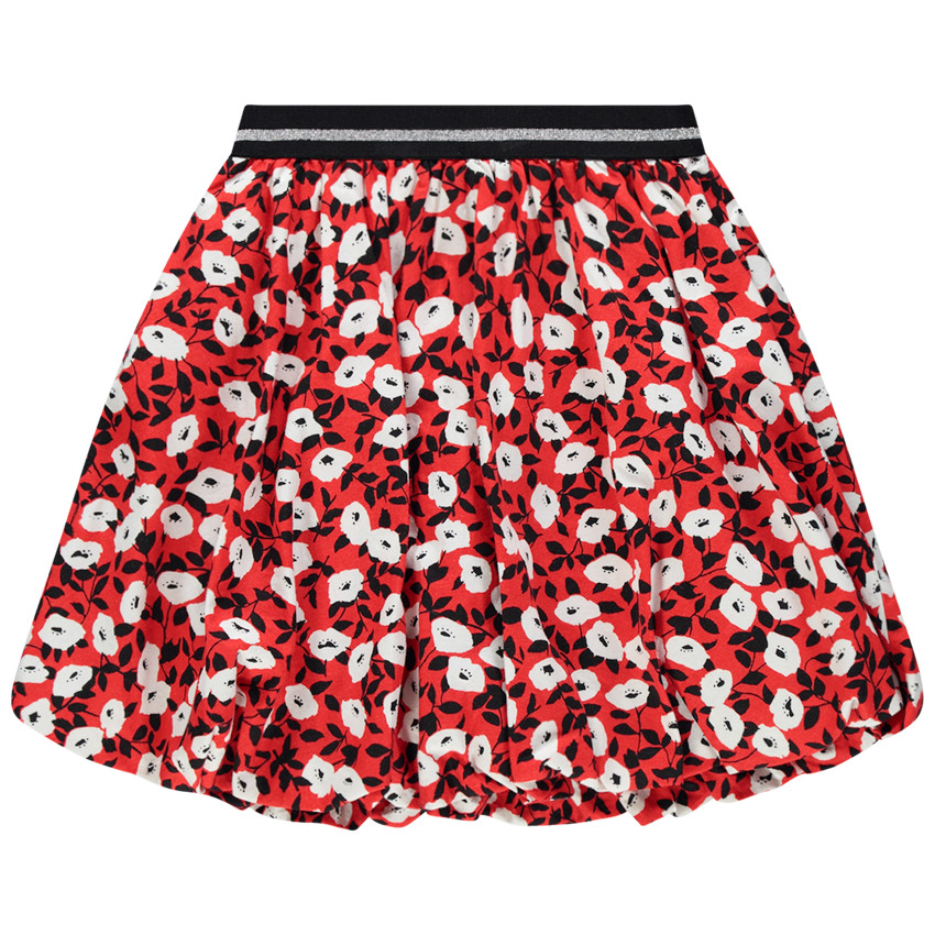 Jupe courte à imprimé floral all-over  Additional Jupe courte à imprimé floral all-over