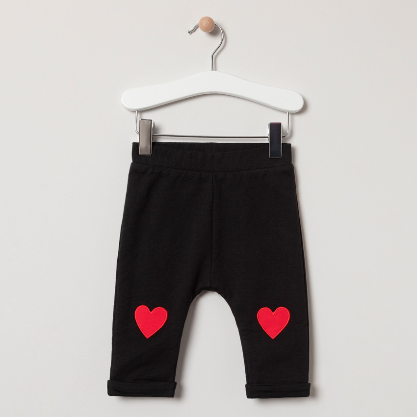 Jogging de felpa estampado corazones  Additional Jogging de felpa estampado corazones