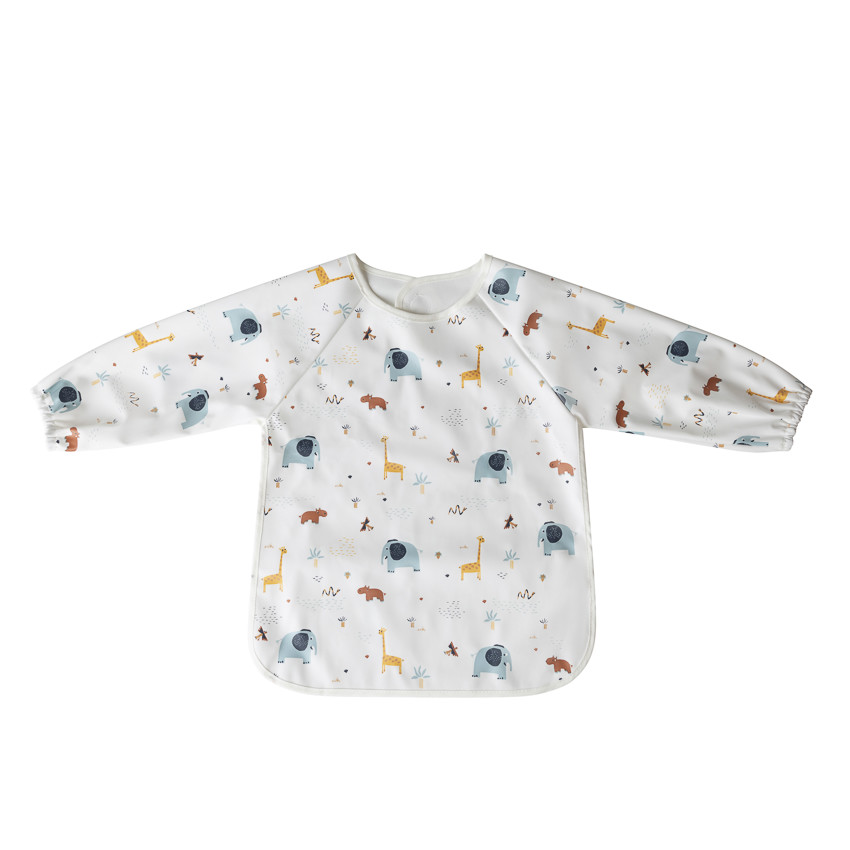 Bavoir tablier imperméable imprimé savane 