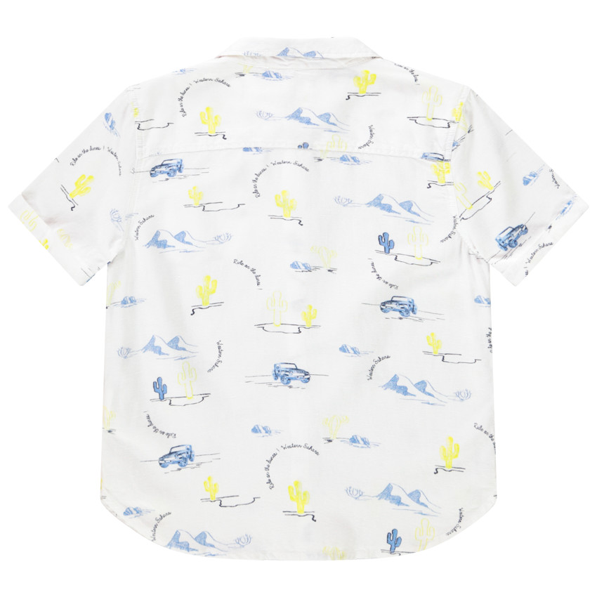 Chemise à manches courtes avec poche pour garçon 