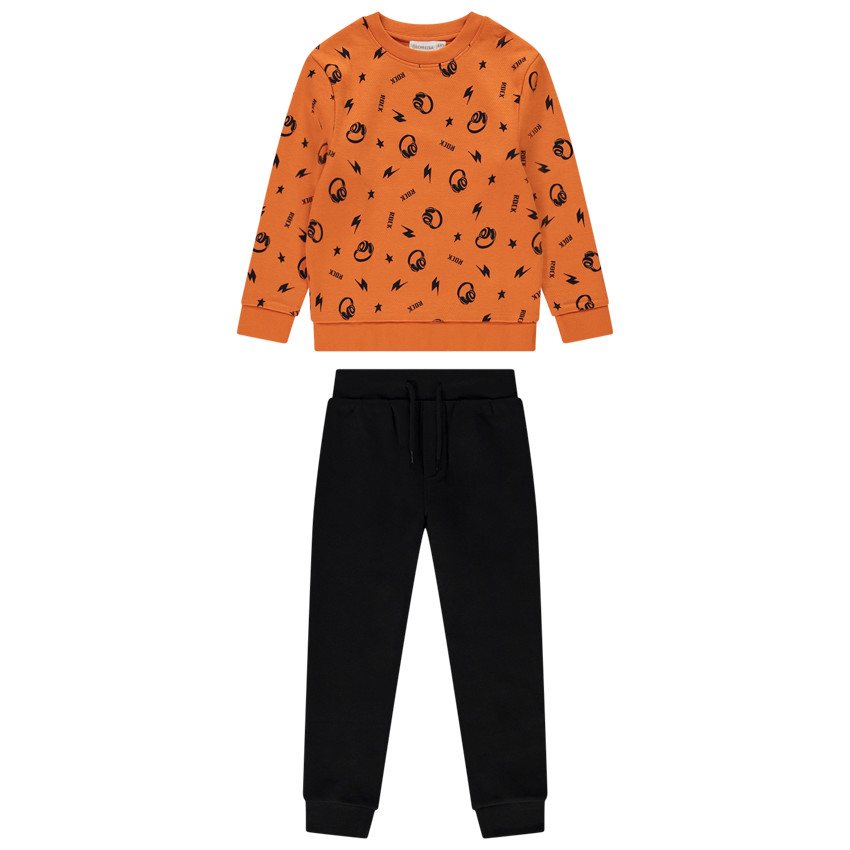 Ensemble jogging imprimé musique pour garçon 