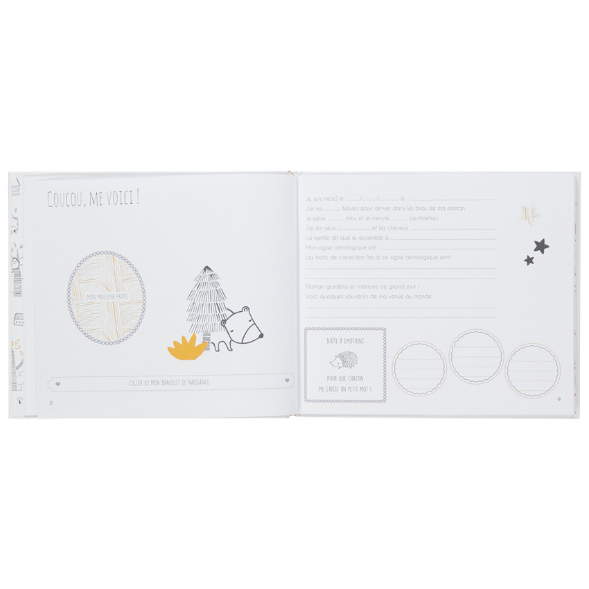 Álbum de nacimiento mixto 