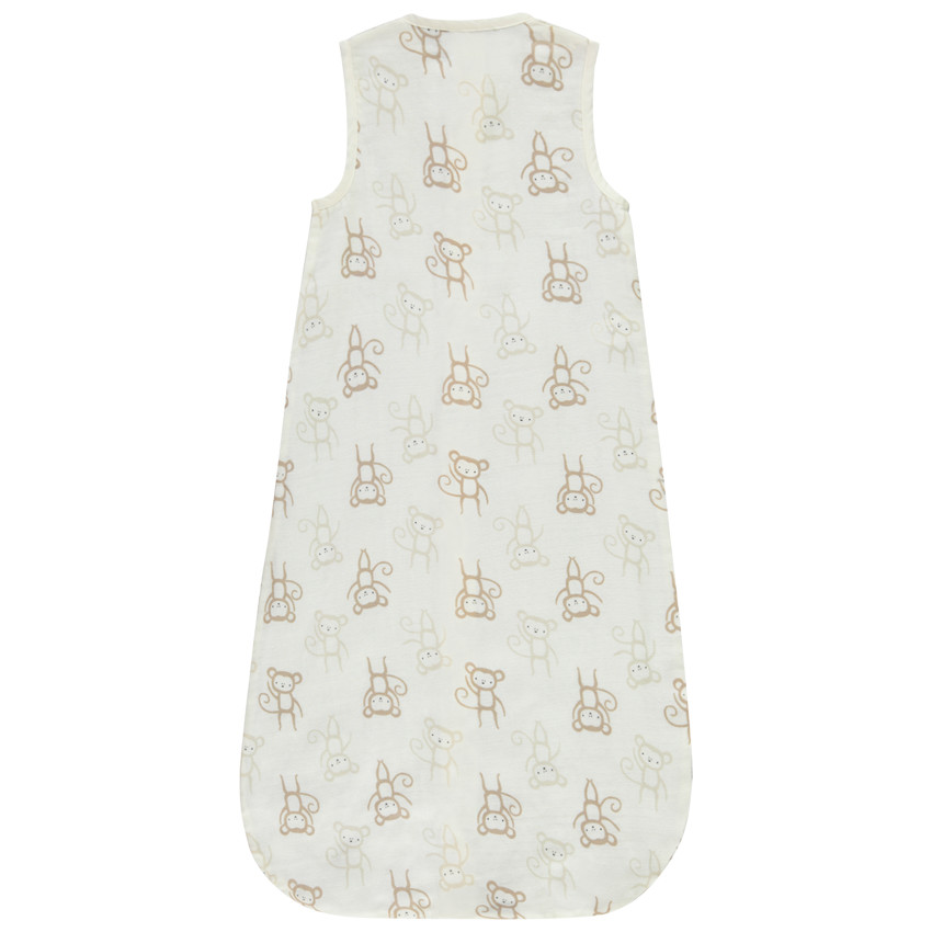 Gigoteuse sin mangas en doble gasa TOG 0.5 estampado para bebé niño 