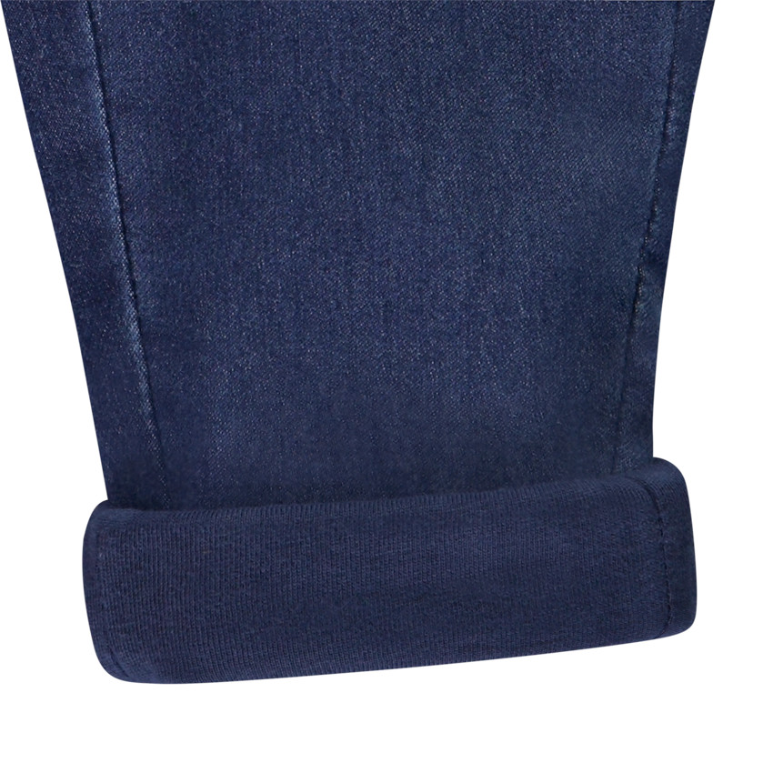 Jeans de denim con volantes en los bolsillos para bebé niña 