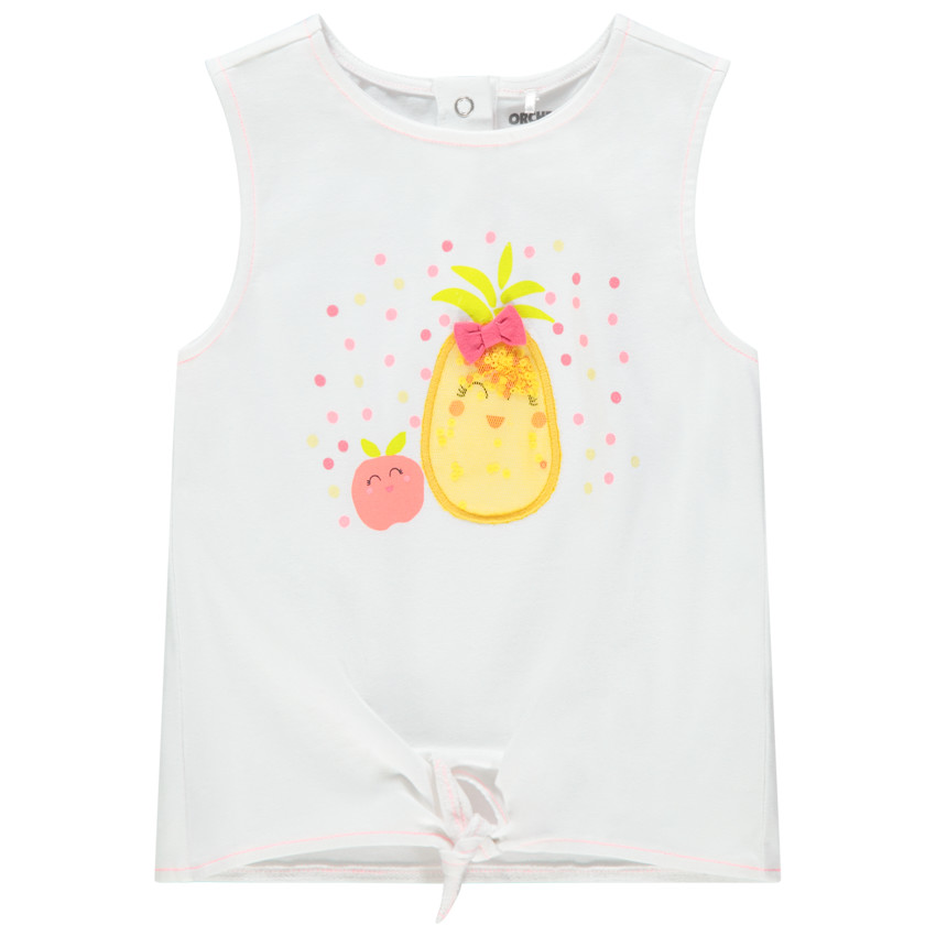 Camiseta sin mangas frutas 