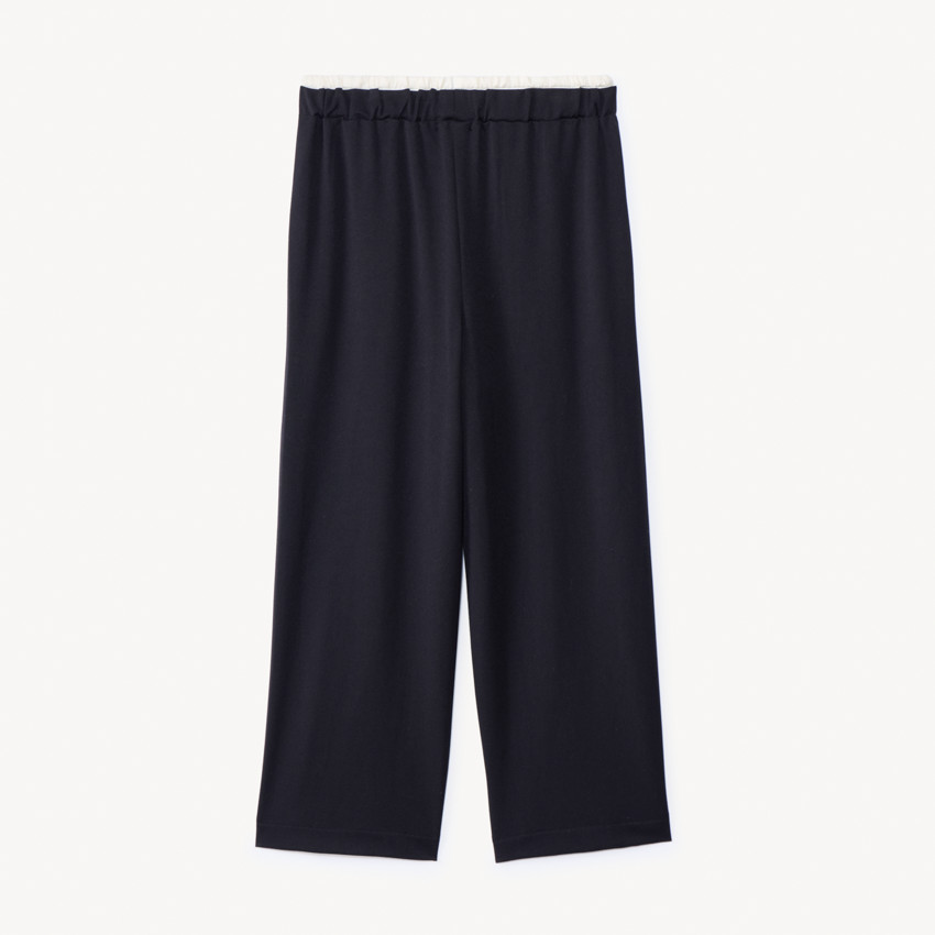 Pantalón efecto 2 en 1 de franela niña 