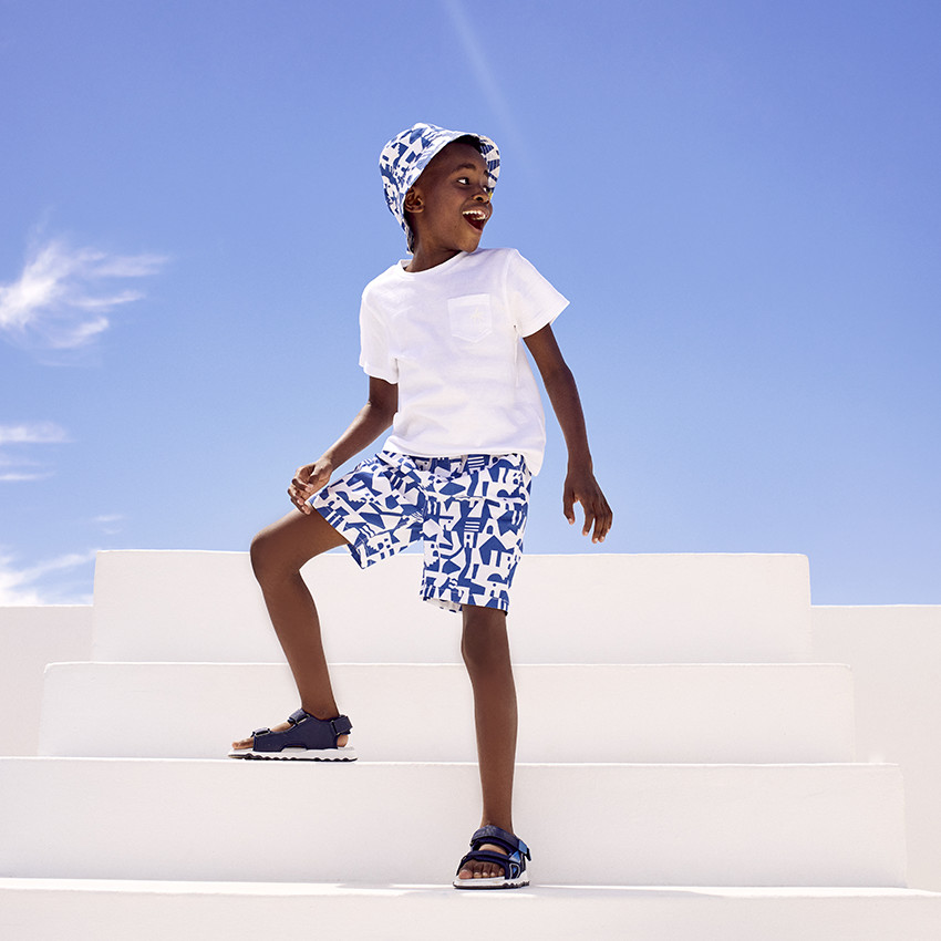 Bermudas estampadas Mykonos para niño 