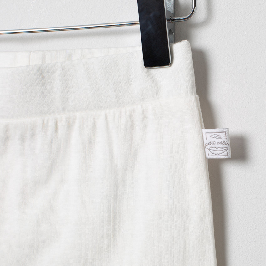 Conjunto top con presión y pantalón de algodón bio 