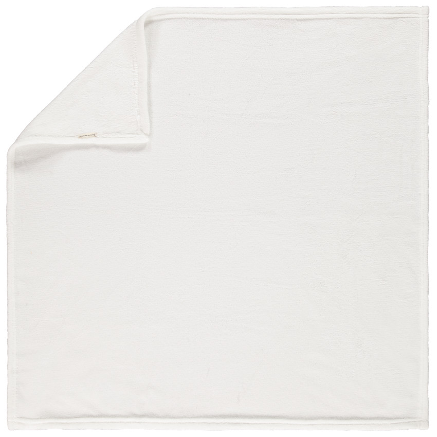 Manta de sherpa unicolor 75 x 75 cm 