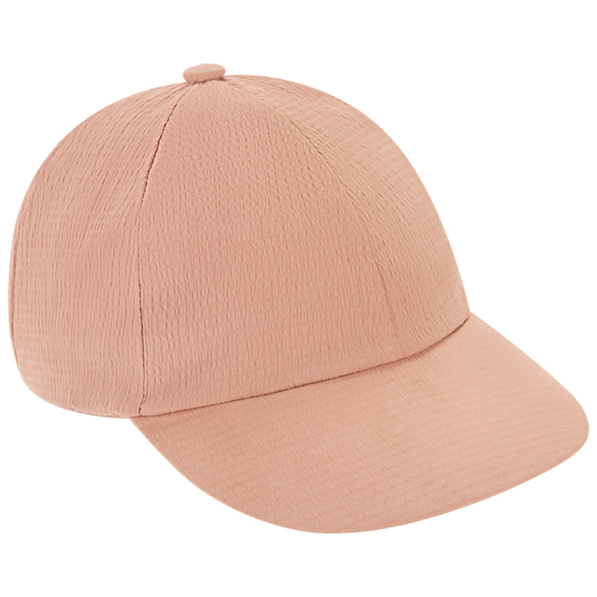 Gorra lisa de jersey con efecto arrugado para niña 