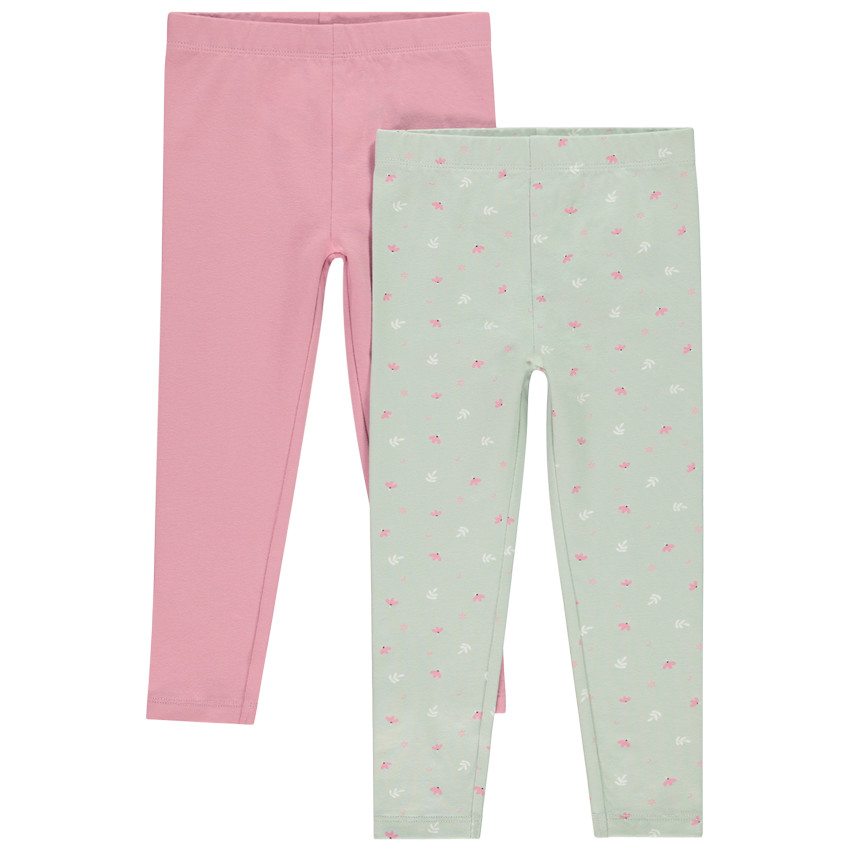 Pack de 2 calzoncillos largos de fantasía para niña 