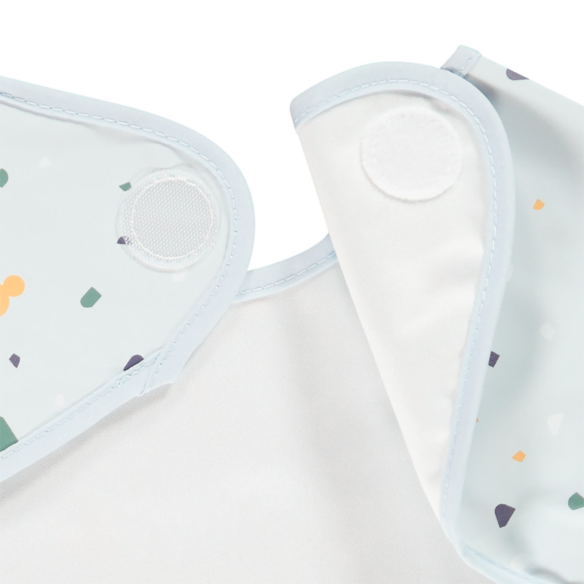 Babero tipo delantal de manga larga Disney Mickey con cierre de velcro 