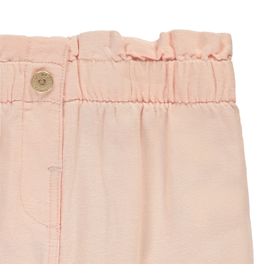 Pantalón cargo liso para bebé niña 