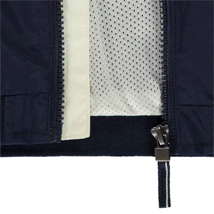 Cortavientos retro efecto color block para bebé niño 