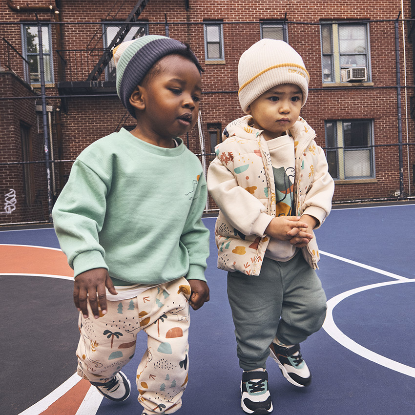 Sudadera oversize con estampado de dinosaurios para bebé niño 