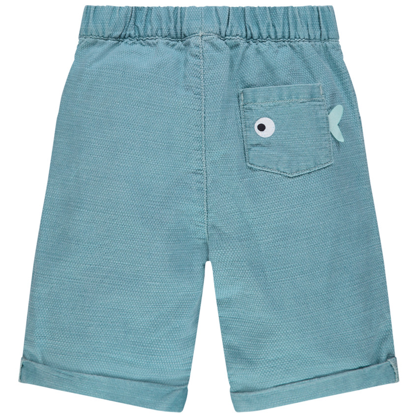 Bermudas de punto con cintura elástica  Additional Bermudas de punto con cintura elástica