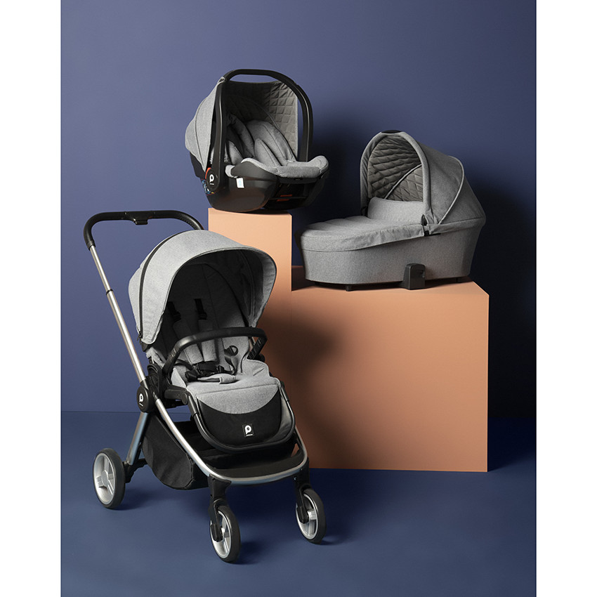 Carro trio Tessa gris jaspeado  Additional Carro trio Tessa gris jaspeado