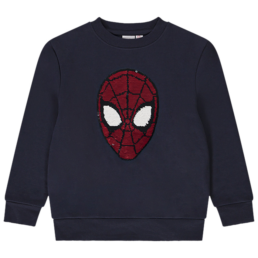 Sudadera Spider-Man Marvel con lentejuelas mágicas para niño 